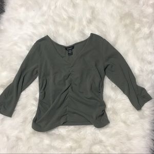 🌟MAKE OFFER🌟 Green Express shirt